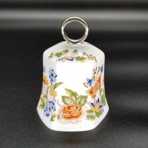 Vintage Ansley Bone China Cottage Garden Bell